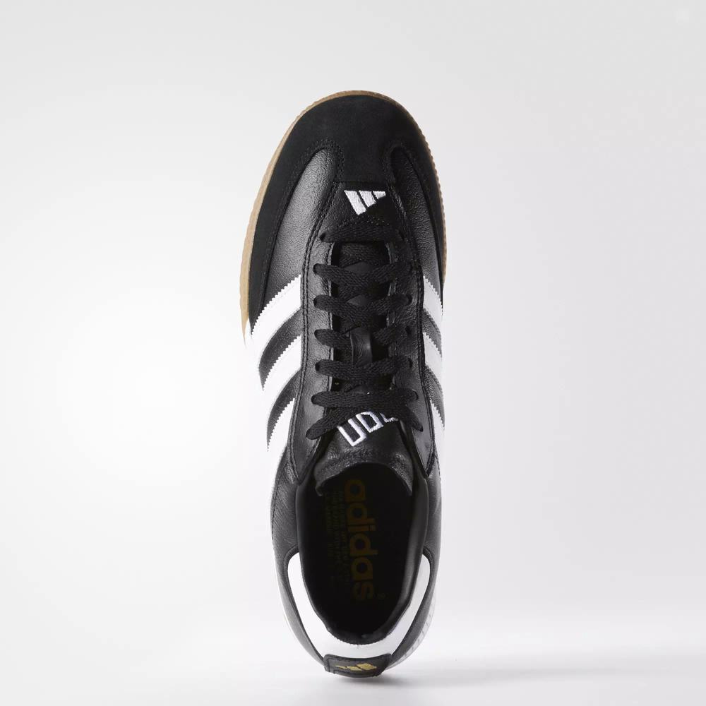 Adidas Samba Millennium Leather IN Tenis De Futbol Negros Para Hombre (MX-37675)